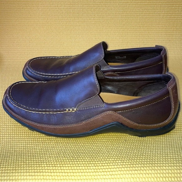 Cole Haan Mens Brown Leather Slip On Loafers Driving Shoe Size 11M Mocccasin main image 6